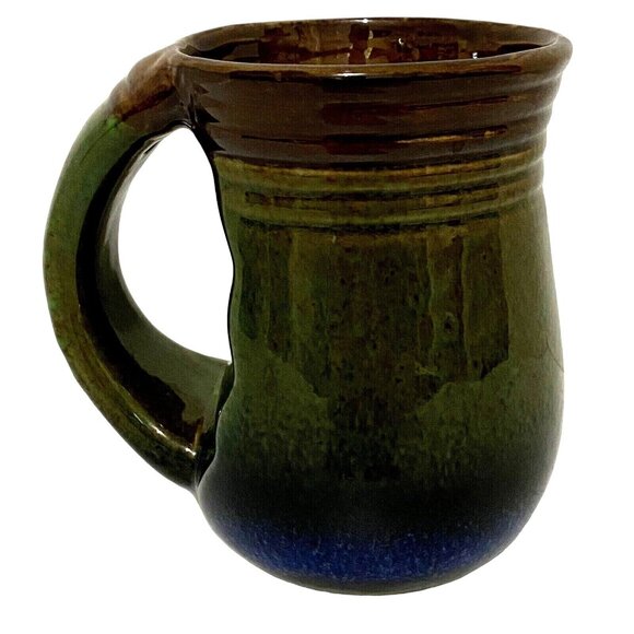 Keystone Colorado Bear Pottery Mug Artsy Boho Outdoors Travel Souvenir - Picture 2 of 6